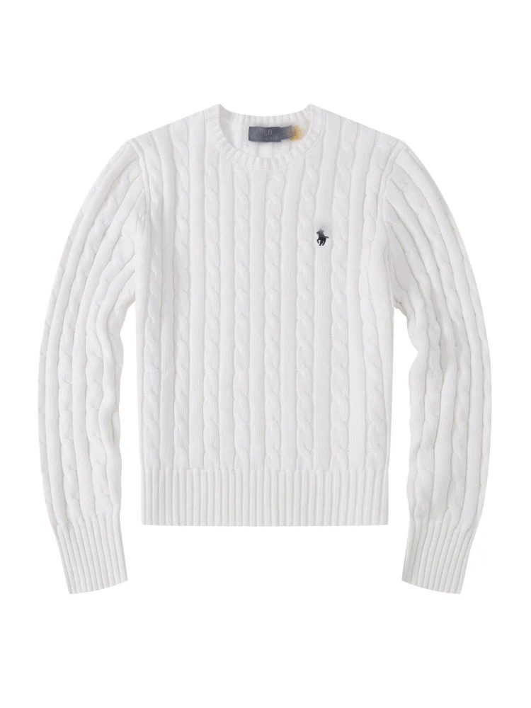 

Fashion Vintage O Neck Solid Knitted Pullover For Women Long Sleeve Autumn Winter New Sweater Lady Casual Embroidery Jumper Tops