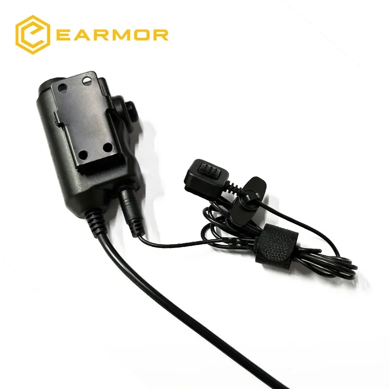 PTT Adapter EARMOR M52 Military Push To Talk Tactical Communications Headset PTT
