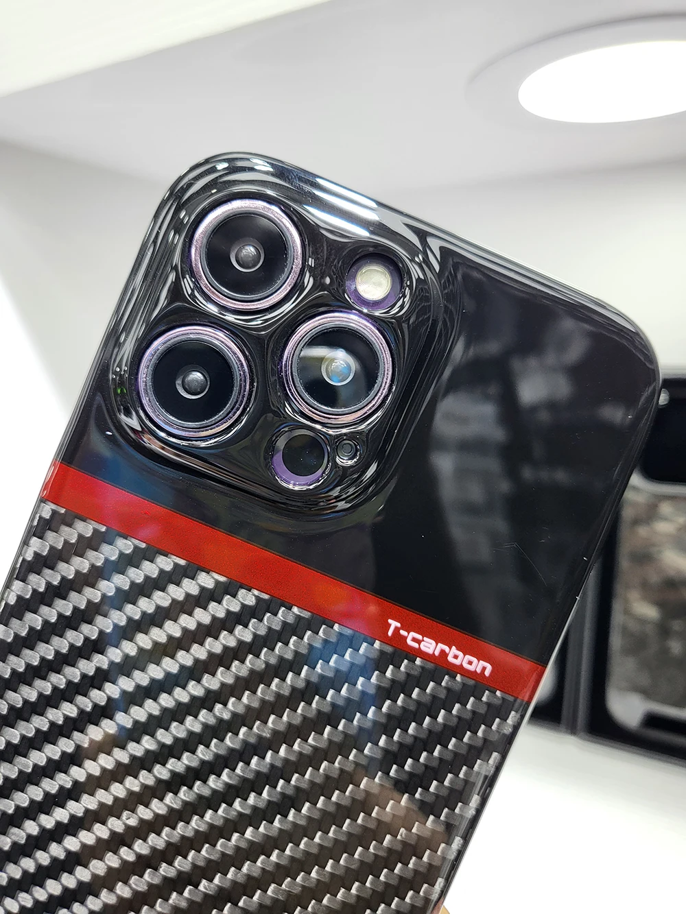 New Real Aramid Fiber Glossy Carbon Fiber Phone For iPhone 14 Pro Max iPhone14 14Pro 14Promax Case Cover