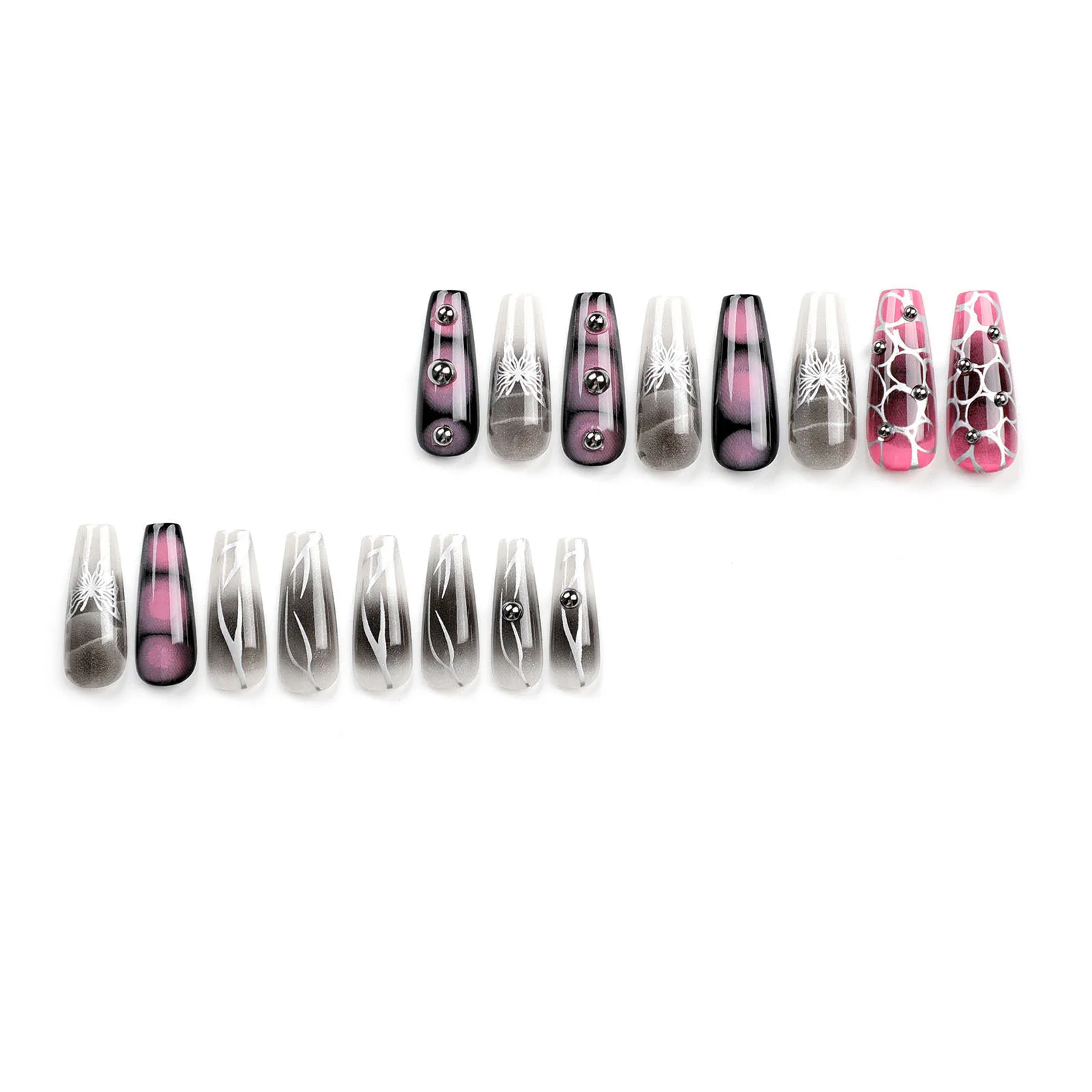 

Искусственные ногти для женщин и девушек в стиле милый крутой стиль Бабочка и дракон искусственные ногти для женщин и девушек маникюрный салон дома