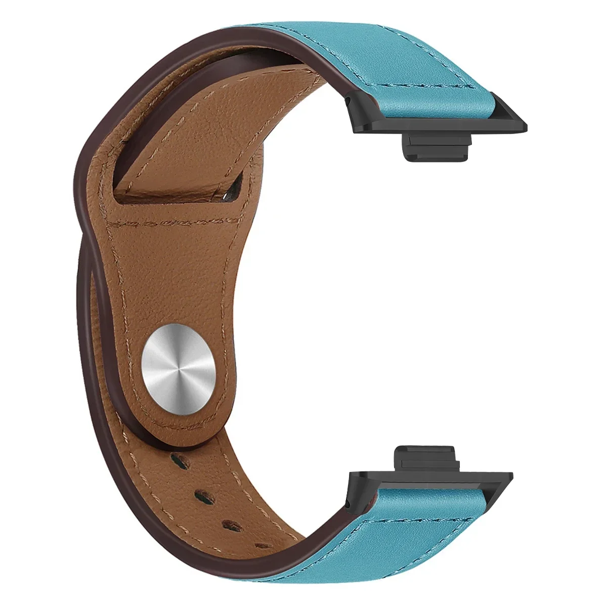Premium Leather Band Wrist Strap for Smart Watches - Stylish Accessory Compatible with Multiple Models