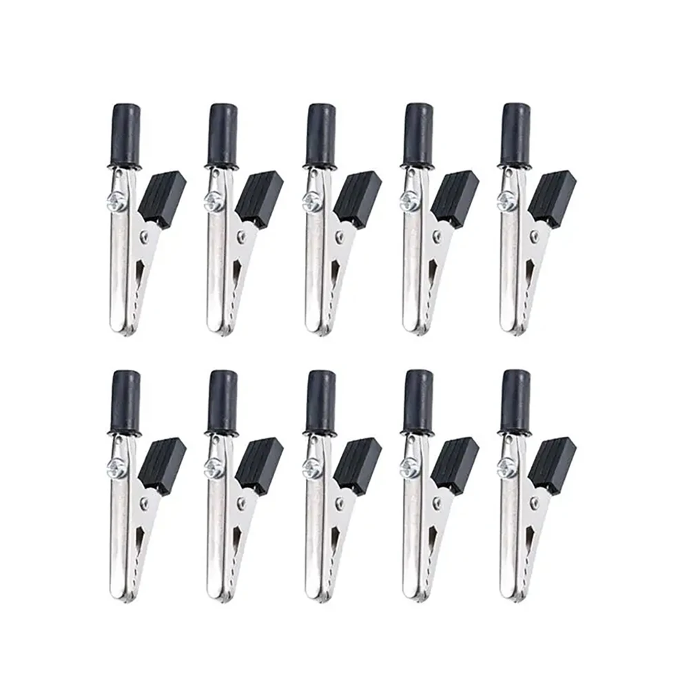 Alligator clips 10 Pieces Metal Alligator Clips Test Clips Electronic Product Test Clips Screws Solder Ports Electrician Wire