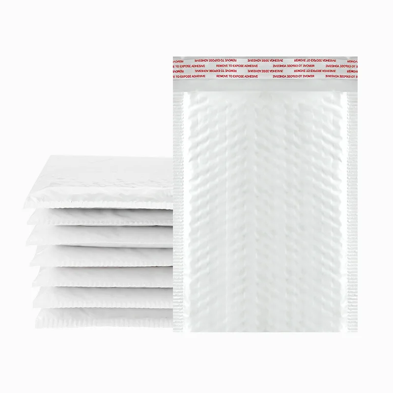 Envelopes De Bolha De Espuma Branca, Sacos De Envio, Poli Bolha Mailers Pad, Auto Seal Sacos De Embalagem, 11cm 15cm 23cm, Atacado, 10-50Pcs