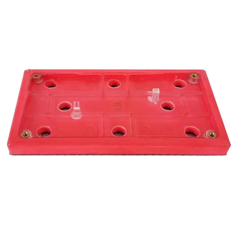 damRectangular Tray Car Sanding Machine Grinding Base Sticky Disk 93&times;175mm Dry Grinder Pad