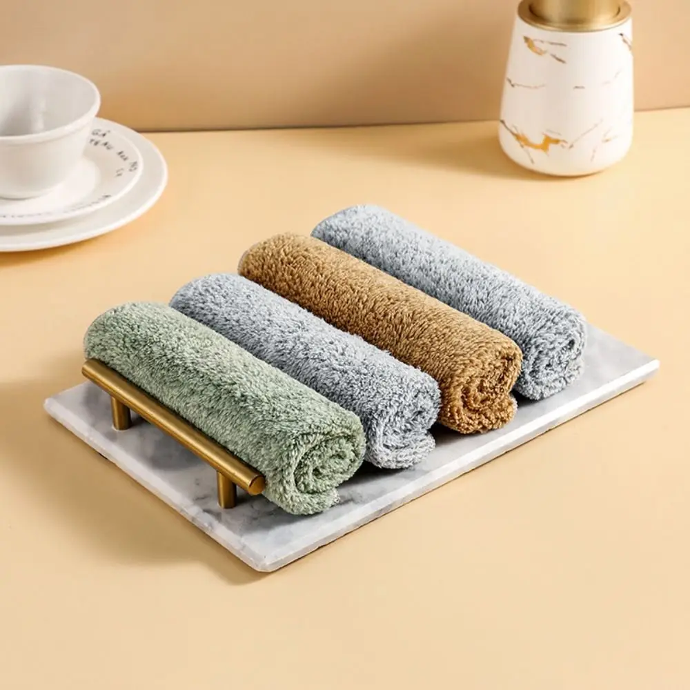 Thick Soft Microfiber Bamboo Charcoal Fiber Absorbent No Shedding Dish Towel  Cleaning Cloth Dishcloth Kitchen Towel - AliExpress