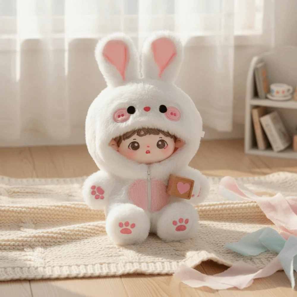 Niedliches Outfit 20cm Kleidung Fuchs Hase Tier Onesie Kleidung Kostüm Puppen Zubehör Spielzeug & Hobbys – Detail 4