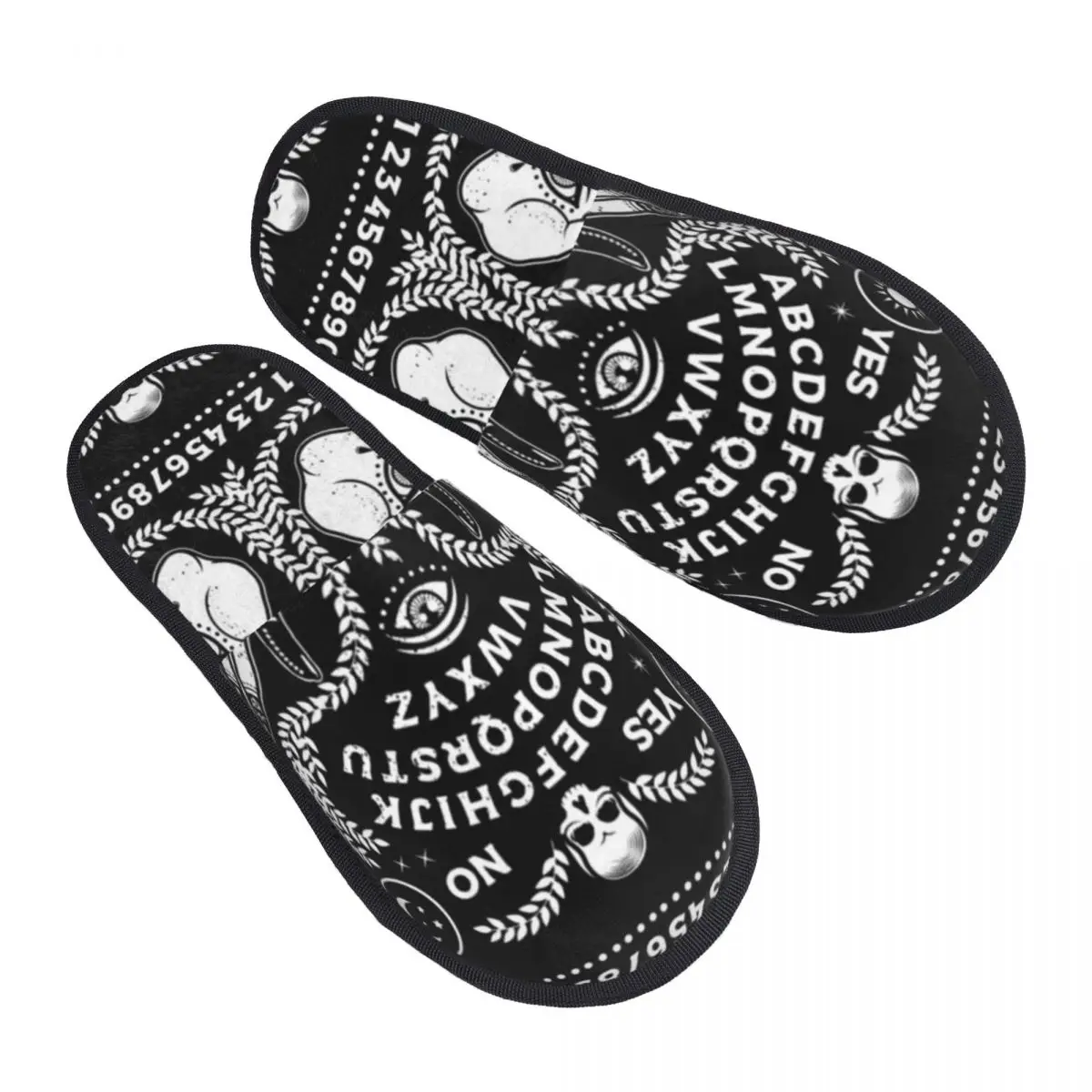 

Ouija Board With Hands Slipper For Women Men Fluffy Winter Warm Slippers Indoor Slippers