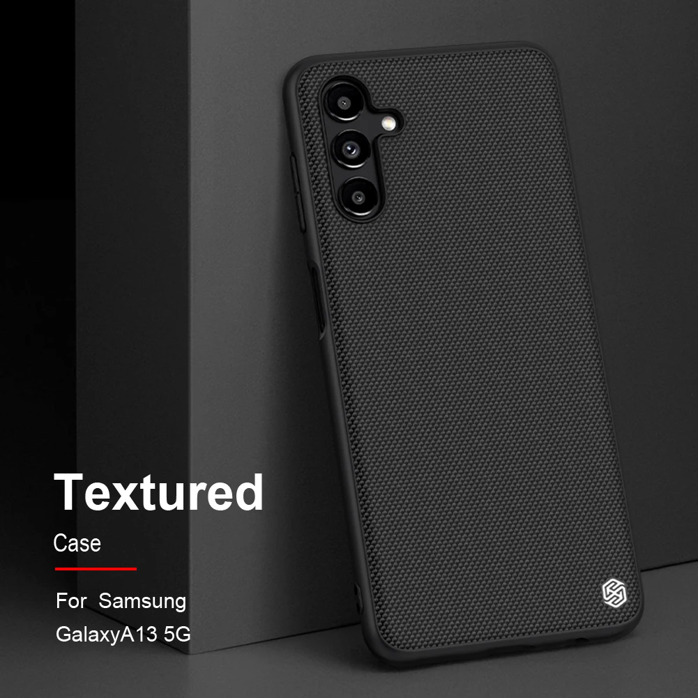 

For Samsung Galaxy F23 / M23 5G / A13 4G 5G Matte Nillkin Textured Nylon Fiber Back Mobile Phone Cover Case Non-slip