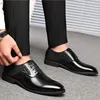 Men Fashion solid Color Lace Up Casual Business Shoes Non Slip Formal Office Event Shoes For Men 4