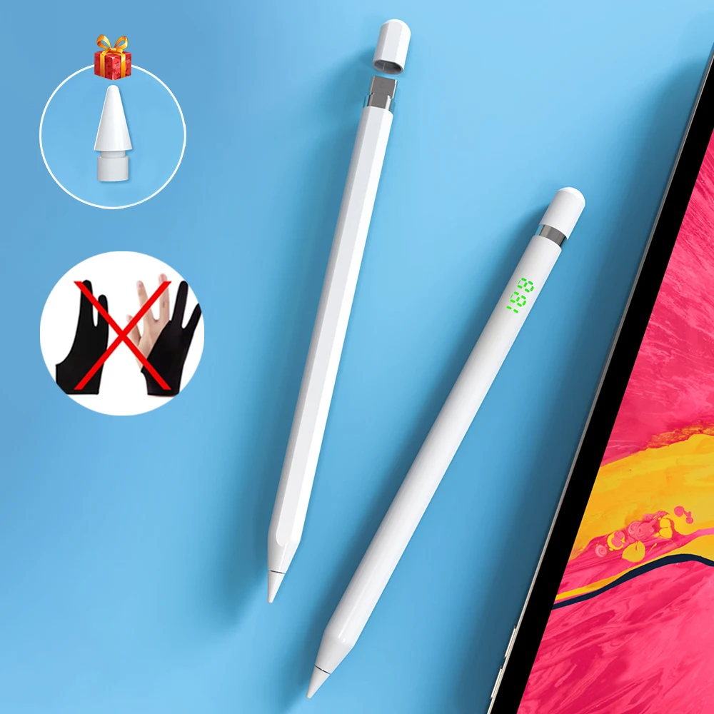 

Stylus Pen for iPad with Palm Rejection with LED Digital Display for iPad Pen2018 2019 2020 2021 2022 Air5 ipad Pro