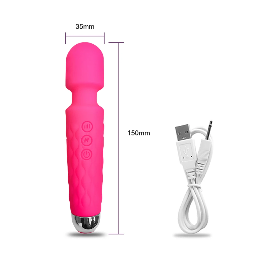 Mini Powerful Vibrator Sex Woman AV Magic Wand Vibrators Clitoris Stimulator Masturbator Dildo Erotic Toys for Adult 18_voghion.com