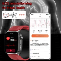 Nouvelle montre connectée 2026 avec pompe à air améliorée, mesure précise de la tension artérielle, ECG+HRV, lipides, acide urique, diagnostic IA, NFC 4
