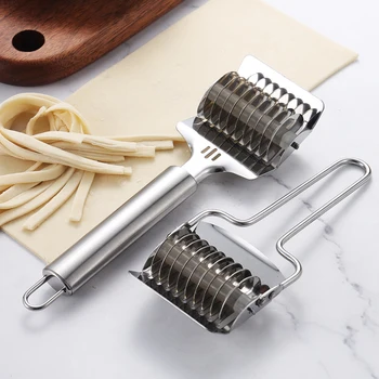 Stainless Steel Dough Lattice Roller Cutter | Multifunctional Pizza & Noodle Slicer 1