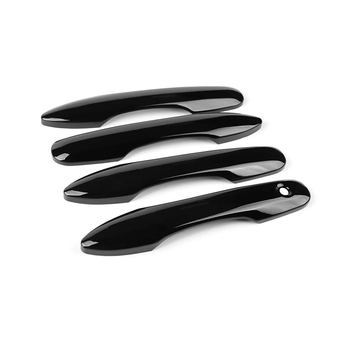 

For Toyota Camry 2018-2023 Corolla 2020-2023 Car Door Handle Cover Trim Accessories (No Smart Key Holes, Glossy Black)