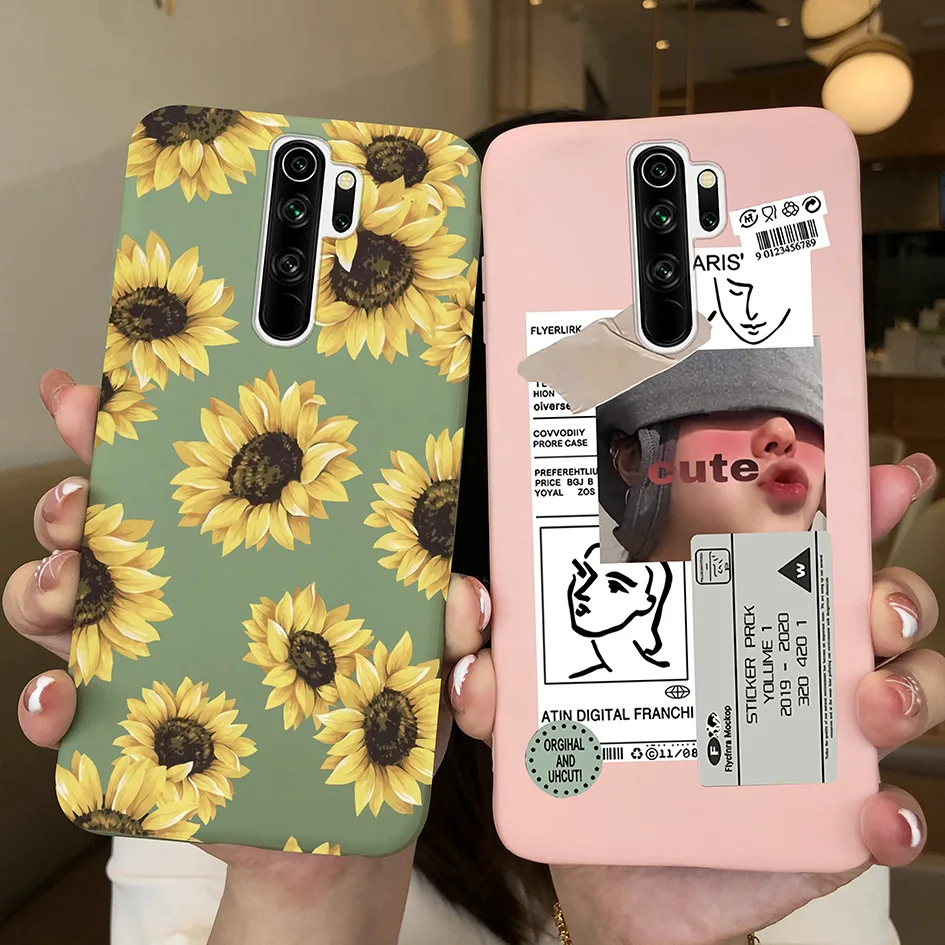 Sunflower Butterfly TPU Cover - Cute Girl Design for Smartphone Protection