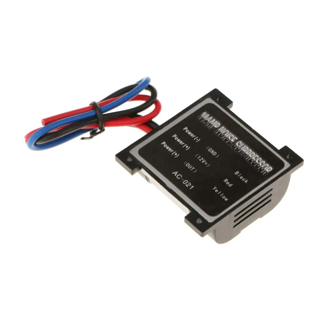 Great Performance Car Audio Noise Suppressor Stereo 10AMP Filter Power 12V 6