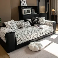 Non-Slip Dirt-Resistant Advanced Sofa Cushion Modern Simple Side Velvet Sofa Cushion Light Luxury Simple Sofa Cushion 1
