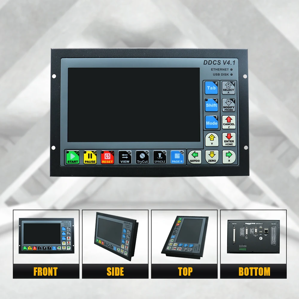 Digitaler traum ddcs v2.0 4-achsen-cnc-steuerungssystem offline 