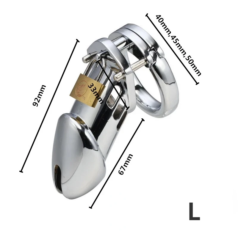 Male Stainless Steel Cock Cage Penis Ring CB6000S Chastity Cage Metal Phallus BDSM Bondage New Lock Adult Sex Toys for Men penis chastity cage chastity lock sex toy