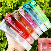 6Pcs Fruity Flavor Watery Glossy Lip Gloss Set Clear Lip Gel Hydrating Moisturizing Lip Gloss Women Lips Makeup Wholesale 1