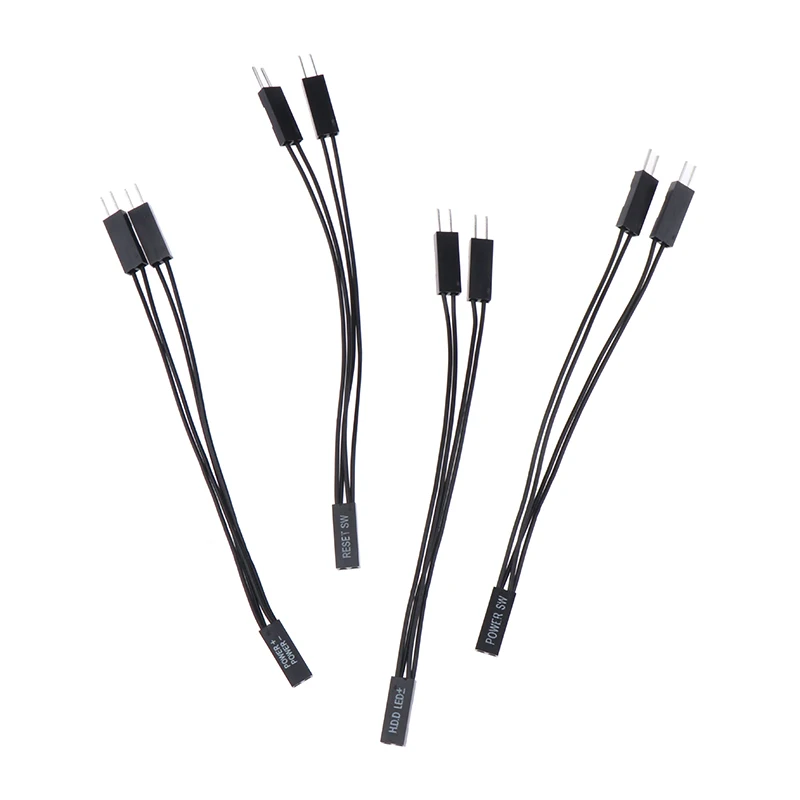 Dual-Split Power & LED Adapter Cable - 10cm, 2-Pin Connector
