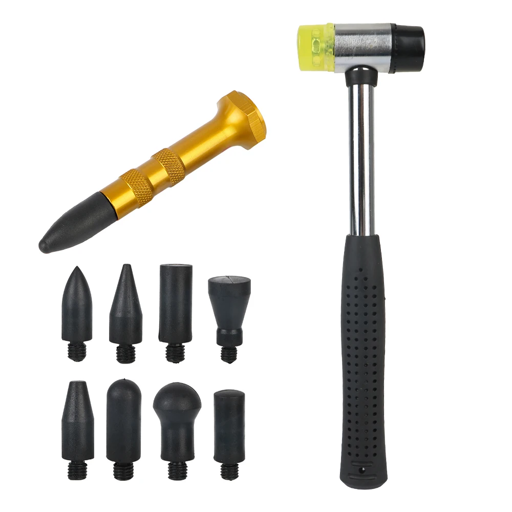 Auto Body Dent Repair Tool Kit - Precision Hammer and Tap Down Pen for Professional Car Maintenance