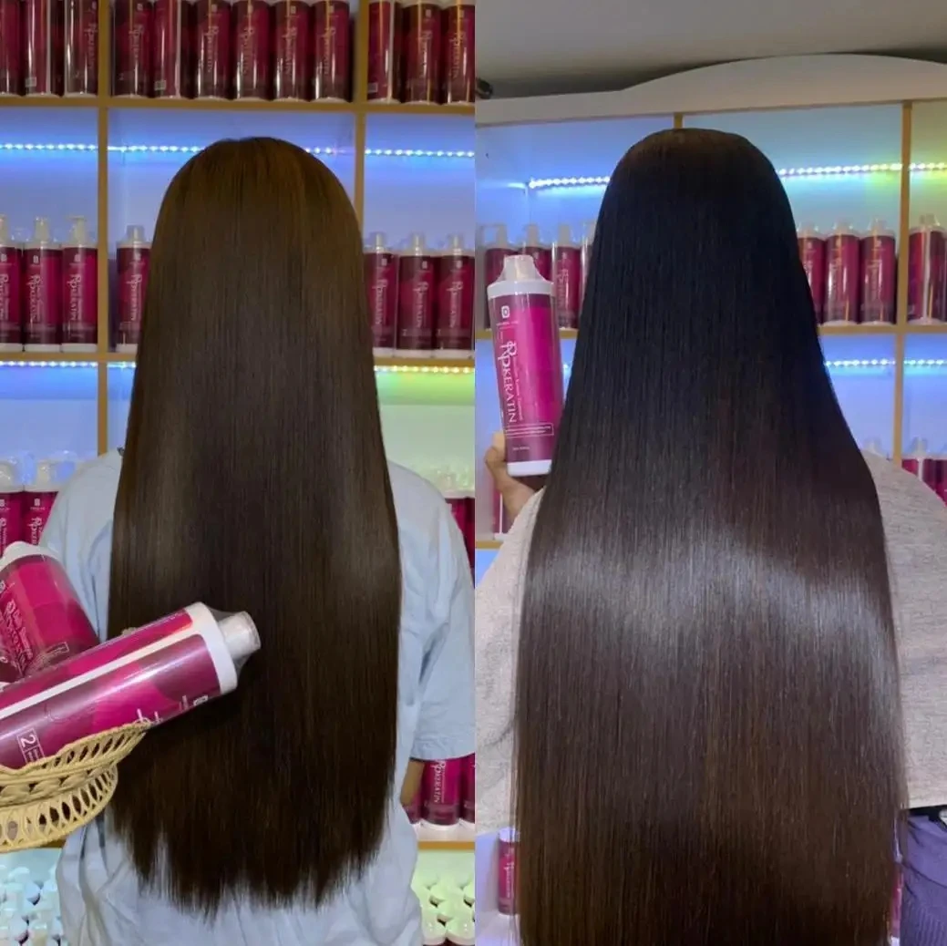 Professional Brazilian Keratin Hair Treatment Cream Straightening Smoothing Scalp Treatment Purifying Shampoo Hair Care