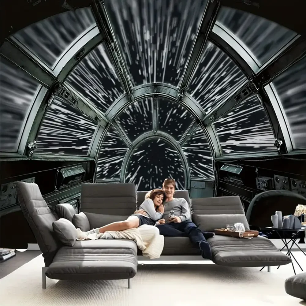 Tapeçaria de planetas espacial de ficção científica, tapeçaria de poliéster  impressa com vista espacial, melhore seu espaço, decoração de casa, cenário  - AliExpress, image size:1000x1000