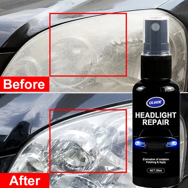 Car Headlight Polishing Agent Clean Retreading Kit Car Headlight