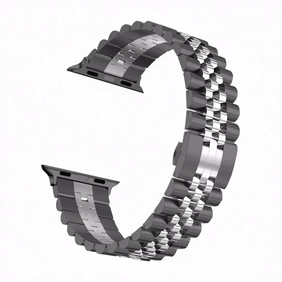 Premium Steel Strap for Apple Watch - Elegant Metal Replacement Bracelet