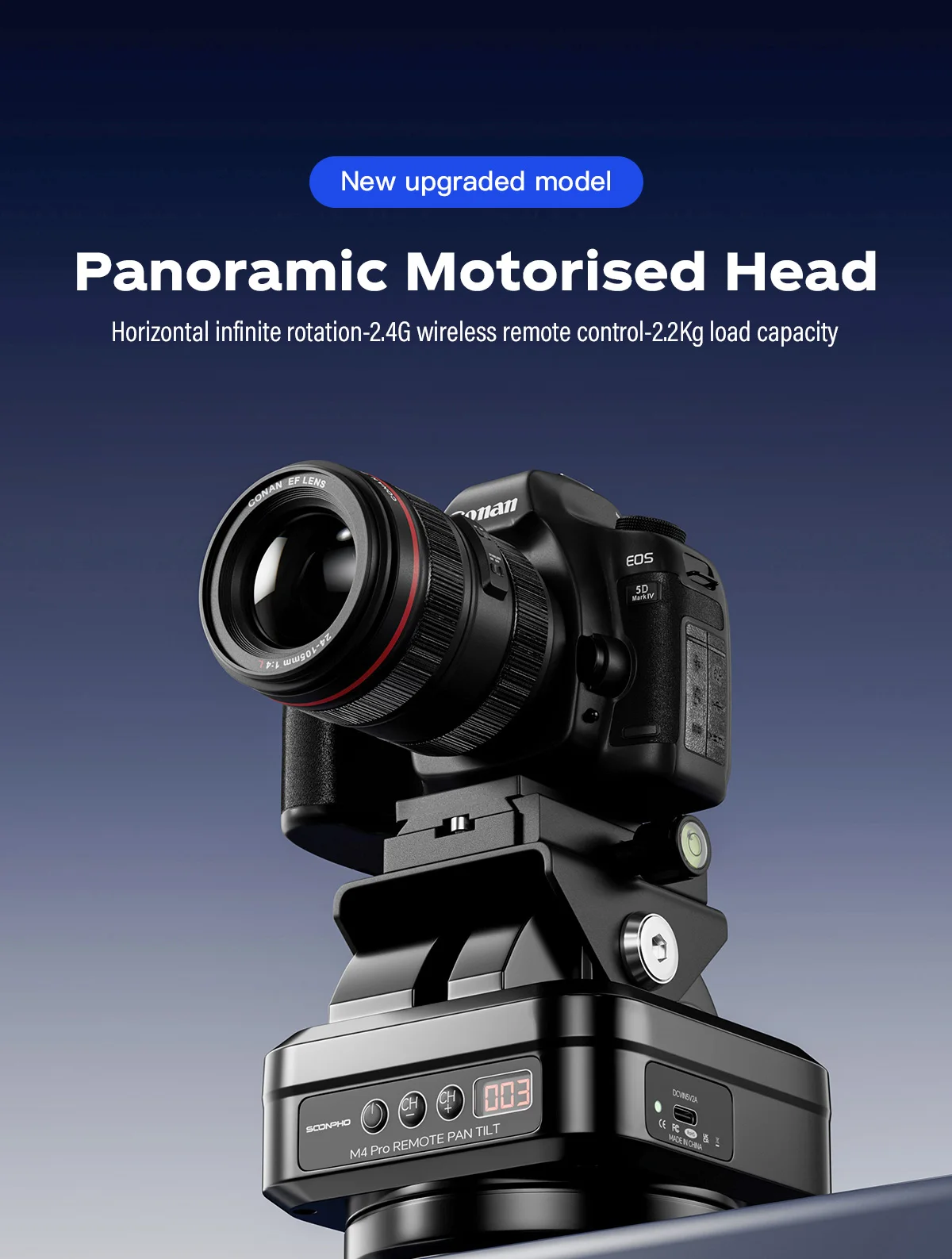 M4PRO Pan Tilt Ptz Panoramic Time-lapse Photography 360-degree Rotating Electric