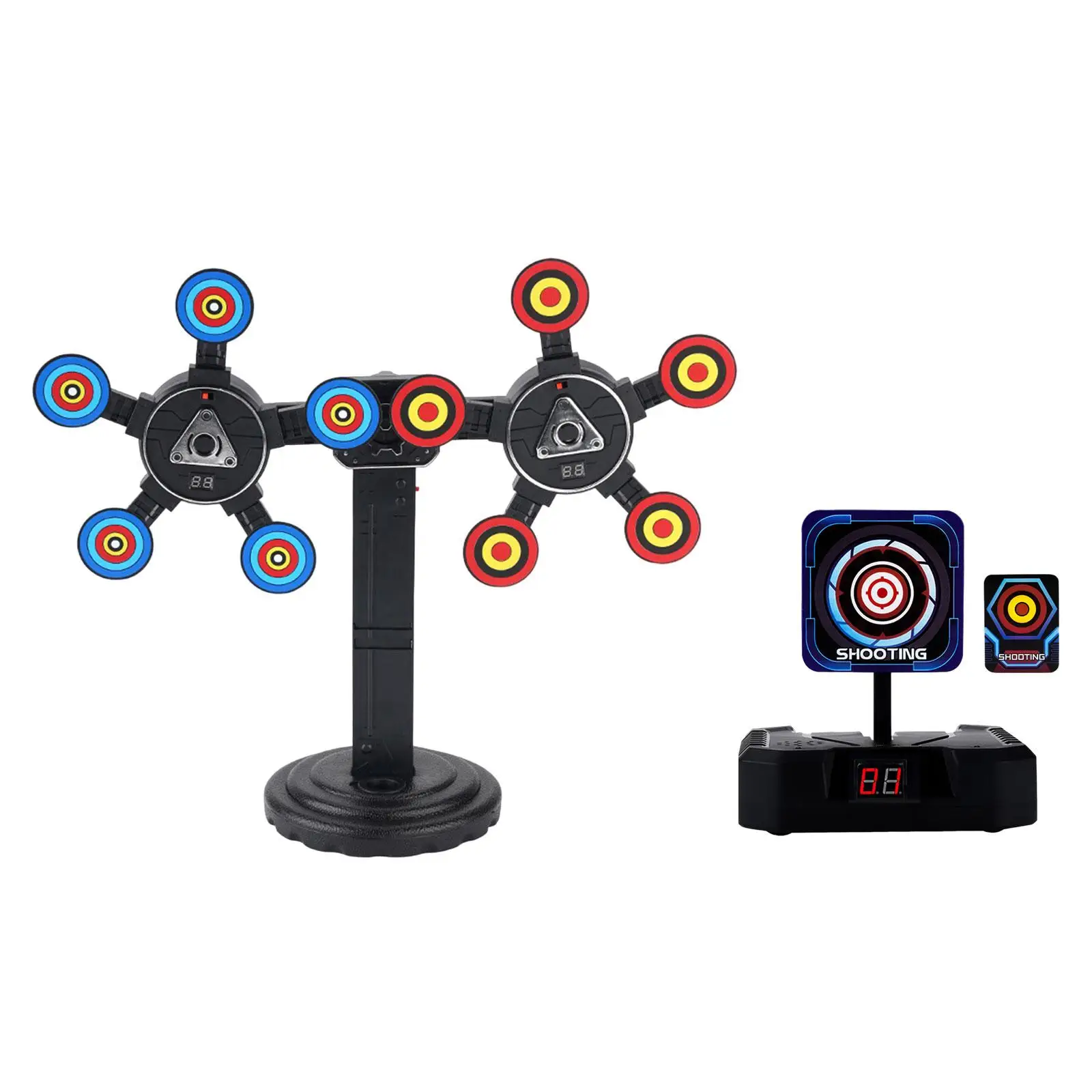 

Electronic Scoring Target Electronic Launch Scoring Target with Lights and Sound for Kids and Adults Fun Family Game Lawn