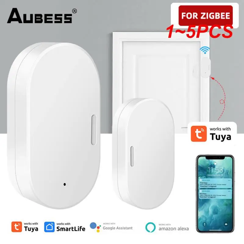 

Датчик открытия и закрытия окон Woolley, беспроводной мини-датчик для домашней сигнализации, уведомления, Alexa, 1 ~ 5 шт.