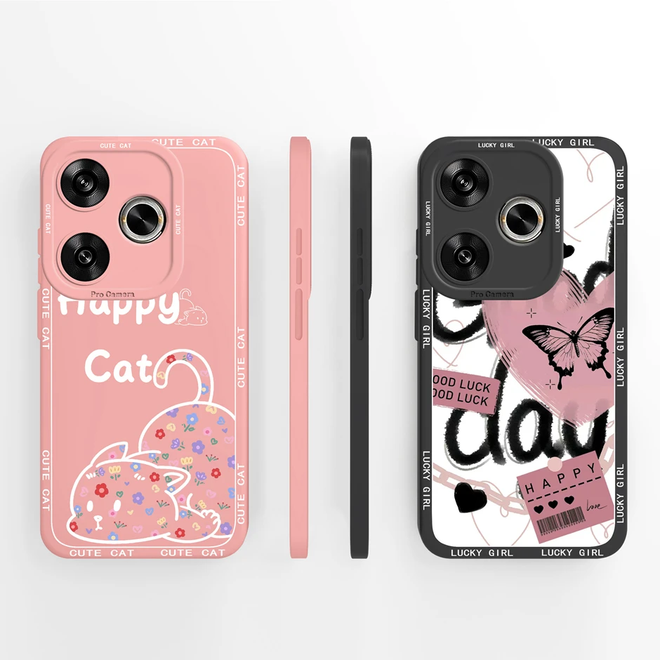 Floral Silicone Soft Protective Back Cover - Ultrathin Phone Case Bumper