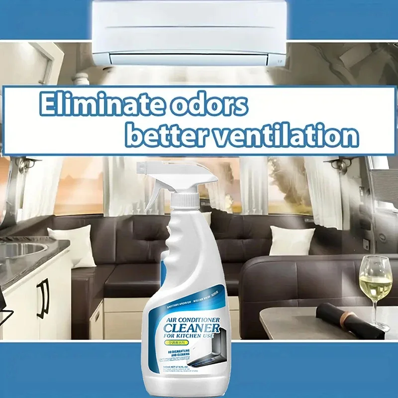 AC Coil Cleaner Spray Multi-Cleaner Foam Spray 500 ml Foam Coil Cleaner Foamin Heavy-Duty Detergent Essential For Cleaning