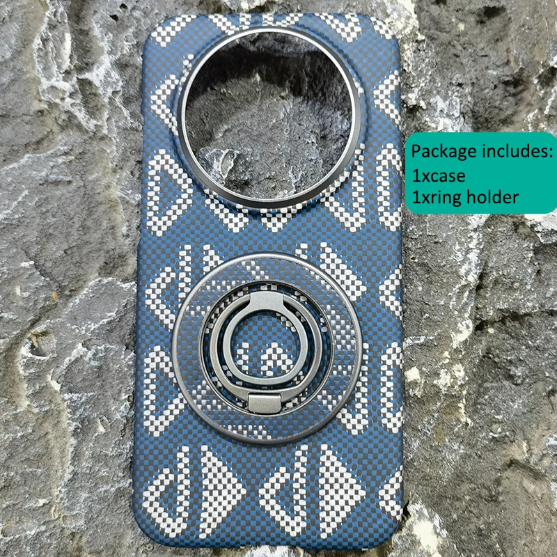 Magsafe Magnetic Carbon Fiber Aramid Case - Premium Fabric Design