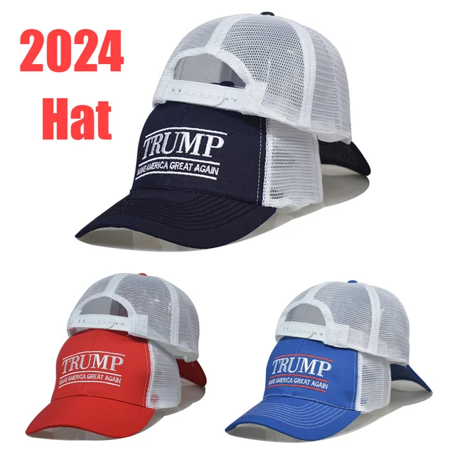 Trump Baseball Cap 2024 Donald Trump Hat Make America Great Again Hat MAGA American Mesh Hats New Golf Caps Sports Hat Wholesale 1