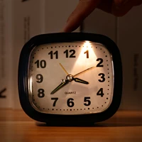 ORIA Silent Alarm Clocks Bedside Non Ticking Battery Powered Table Clocks Luminous Analogue Clock for Heavy Sleepers Travel 6