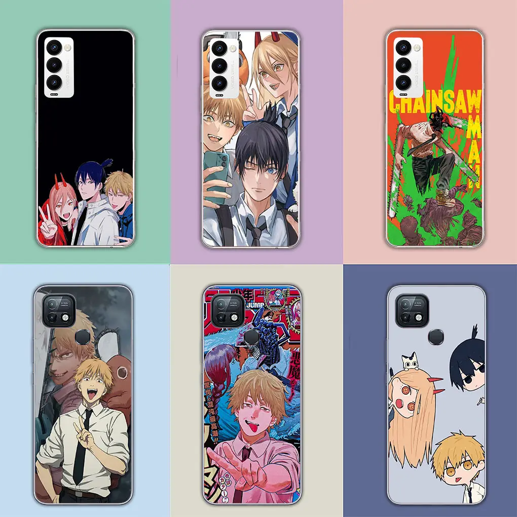 Chainsaw Man Gir Denji Makima Themed Phone Case Cover