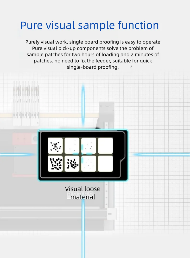 JH 220V/110V Desktop SMT Machine: High-Speed Fully Automatic Triple Vision Camer