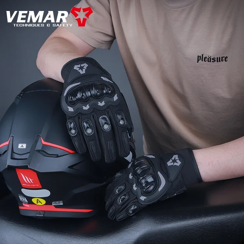 VEMAR ���� ���� ���� ������� �尩 ��ü �հ��� ��ġ ��ũ�� ���� ���� �Ÿ� ����Ŭ�� �¸� ���� Luvas ������ �尩 M-XXL