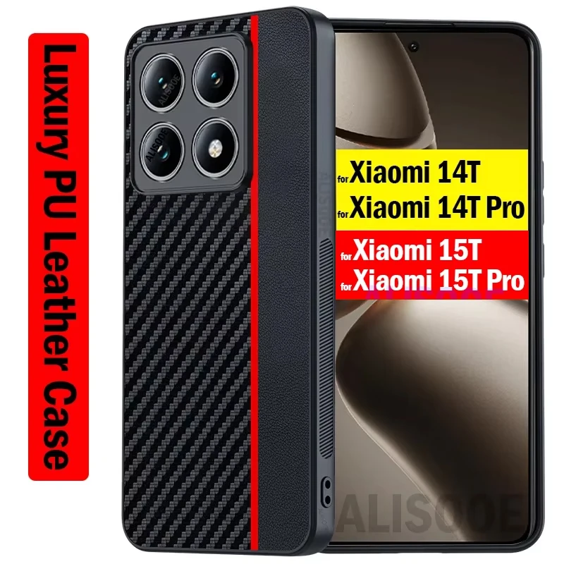 Étui Avec Cordon Pour Xiaomi 15T Pro - Marque 'MADE FOR XIAOMI' - Premium Noir - Neuf
