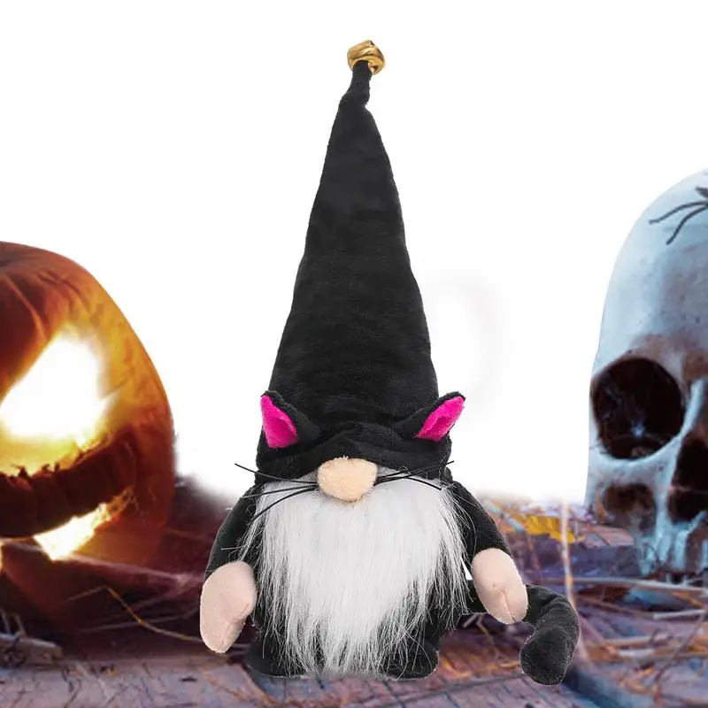 

Halloween Gnomes Plush Decor Halloween Ornament Desk Gnome Decor Faceless Doll With Mouse Hat Cute Gnomes Plush Housewarming