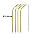 4Pcs Gold Bent