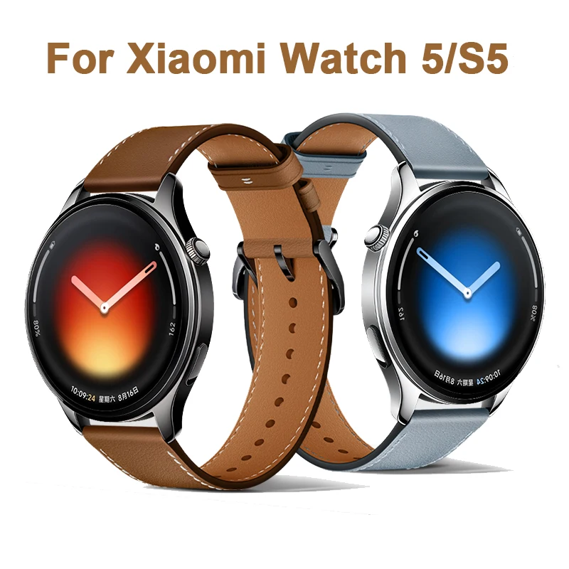 Premium Leather Wristband for Smart Watches - Stylish and Durable Strap Accessory
