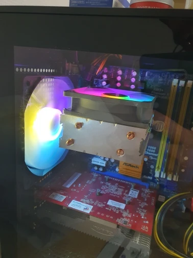 Aigo ICE CPU Cooler 2 4 6 Heat Pipes PC Radiator PWM 3PIN 90mm CPU Cooling Silent Rgb Fan For Intel 1700 1150 1156 1366 1155 AMD photo review