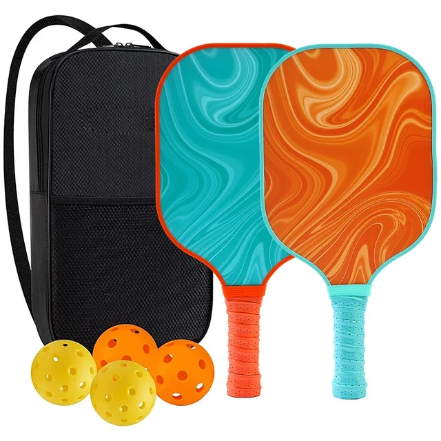 Pickleball Paddles Carbon Fiber Surface USAPA Approved Seat Pickleball Paddle Racket Honeycomb Core Gift Kit Indoor Outdoor 2