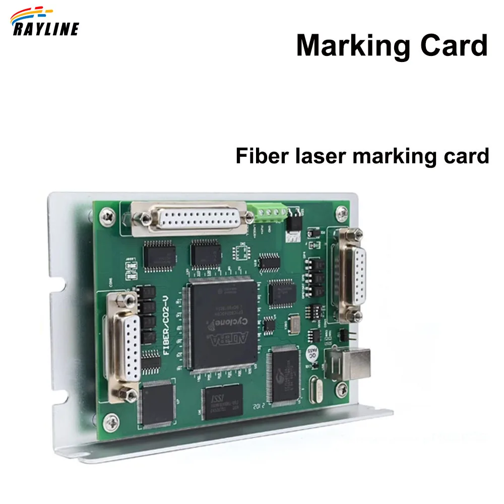 لوحة رئيسية 2 في 1 وحدة تحكم وسم ليزر CO2 لوحة تحكم Ezcard لماكينة وسم الألياف Raycus MAX