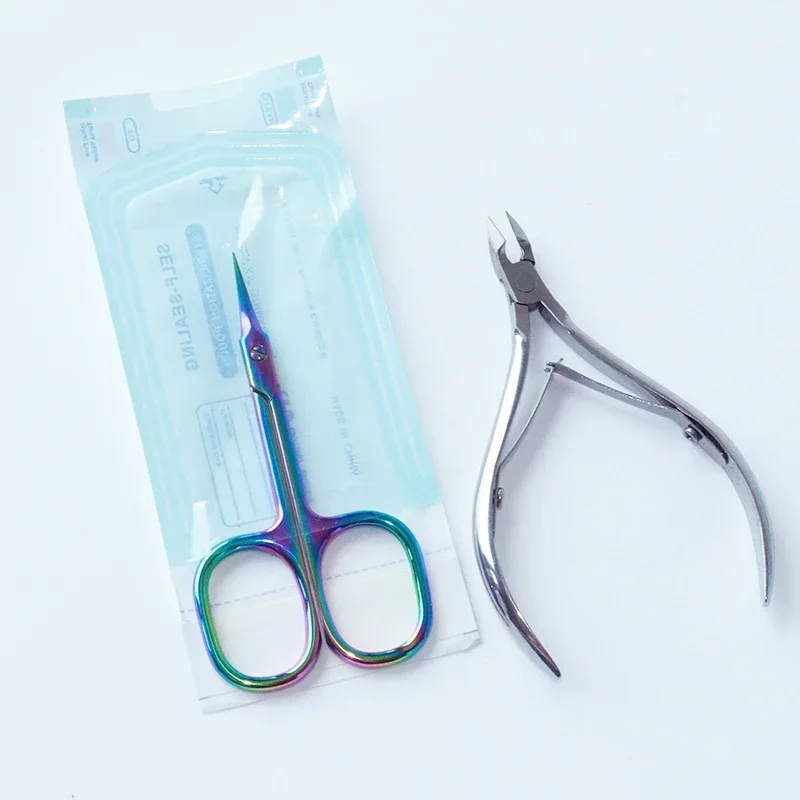Nail Art Tools 200pcs/box Nail Art Empty Sterilizing Bags Disposable Self-Sealing Sterilization Pouches Bag Dental Manicure