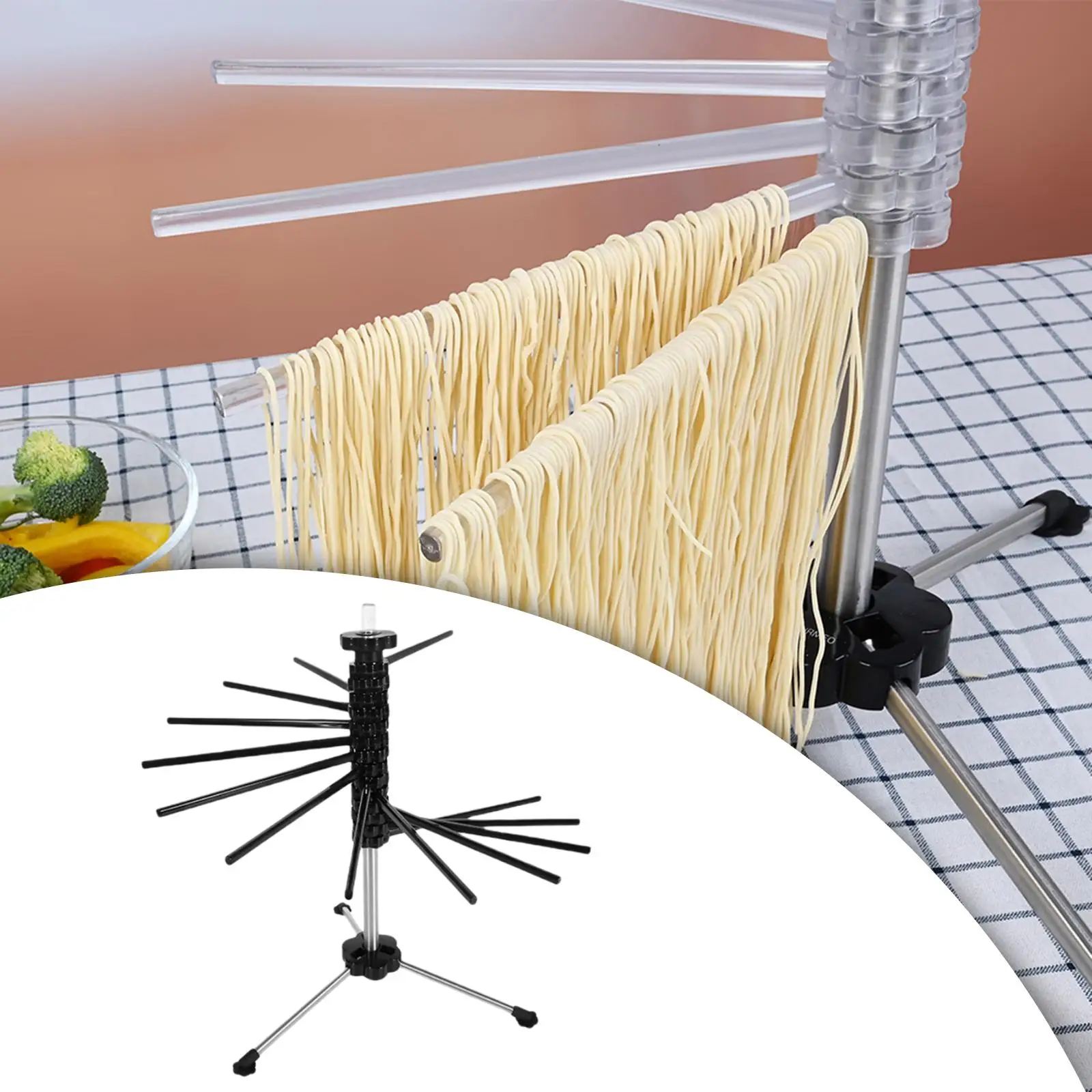 https://ae01.alicdn.com/kf/Sd7576f8a0554453c8a0a8f4423255f4fg/Collapsible-Pasta-Drying-Rack-with-14-Collapsible-Rods-for-Fresh-Pasta.jpg